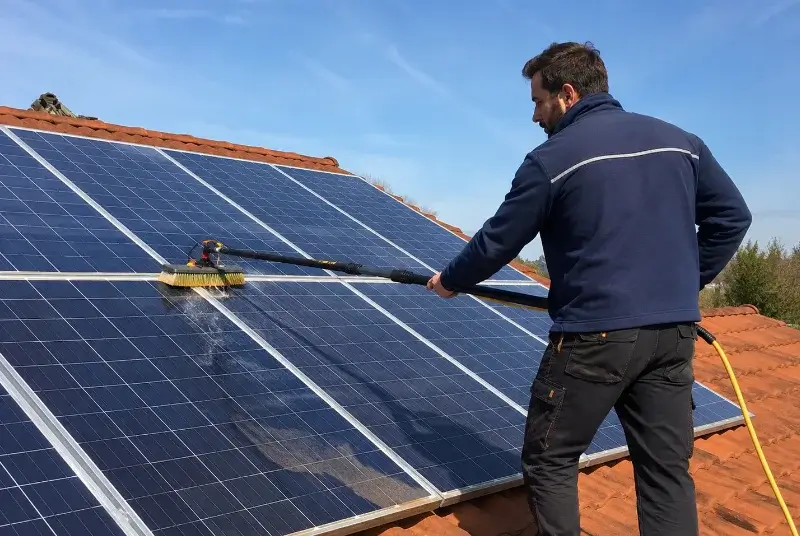 Nettoyage et entretien de panneaux solaires à Codalet